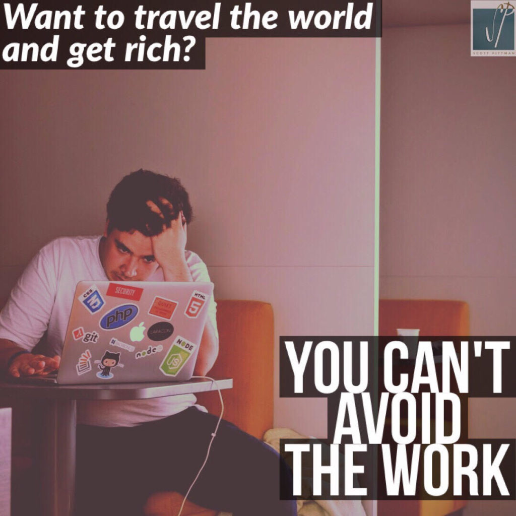 reality check of working while travelling